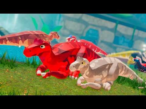 Jogando com MAIASSAURO, Meu FILHOTE foi ATACADO na MANADA! - Prehistoria ROBLOX (PT-BR)