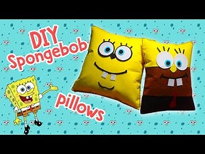 DIY SPONGEBOB SQUAREPANTS Pillow / Lovely gift idea / Easy & affordable DIY Crafts for kids