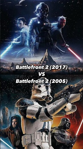 Battlefront 2 (2017) vs Battlefront 2 (2005)
