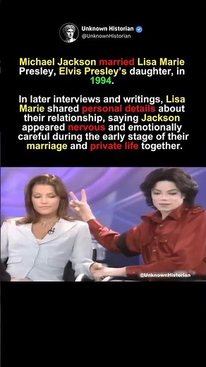 How Was Michael Jackson’s Relationship with Elvis Presley’s Daughter #shorts