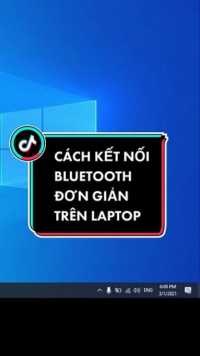 Cách bật Bluetooth đơn giản trên laptop #dcgr #learnontiktok #education #suachualaptop24h