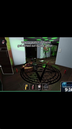 Demonologist Game Roblox: Friend Gets Slimed by Ghost