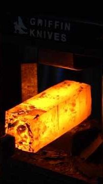 Forging canister Damascus blade with Prusa 3D printer #blacksmith #craftsmanship #damascussteel