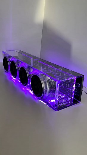 GLOWING GOODNESS Gately Audio All Acrylic 4 X 8 with Relentless V2 subwoofers! @perfectionistautosound @kyler_maisey @brettcramer_113 @bobbygately #gately #gatelyaudio #bobbygately #bobbygatelybox #gatelyaudiobox #relentlesssubwoofer #relentlessv2 #acrylic #plexi 🔊🔊🔊🔊 gatelyaudio.com | Gately Audio