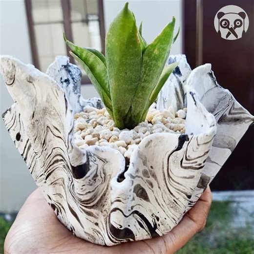 16K views · 88 reactions | How to make colorful cement pots Partner: DIY by Teray | Bored Panda Art | Facebook