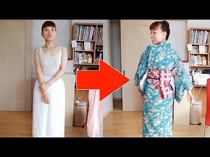 Dressing up in everyday kimono: from undergarments to tying the obi