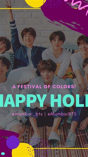 happy Holi ☺️🎈🎂