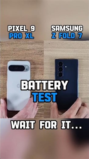 ⚡☠️PIXEL 9 PRO XL VS SAMSUNG Z FOLD 7 BATTERY TEST!!