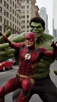 HULK vs THE FLASH ⚡ Epic Battle | Strength vs Speed Showdown