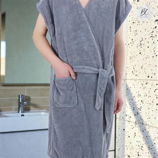 Strap Bath Towel Wrap Robe, Quick Dry Coral Fleece Spa Cover, Women Shower Body Towel Dress, Absorbent Bathroom Loungewear Dorm Sleepwear - Etsy
