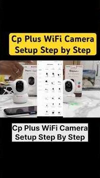 Cp Plus WiFi Camera Installation Setup / WiFi camera connect #cpplus #wificamera #ezycam #e28q
