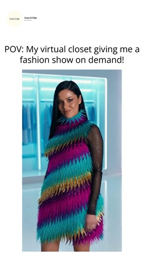 POV: My virtual closet giving me a fashion show on demand!