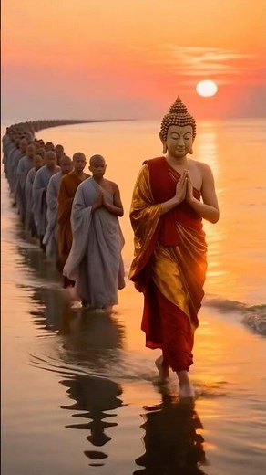 The Buddha and His Ordained Disciples #Buddha #Sangha #AlmsRound #BuddhistMon