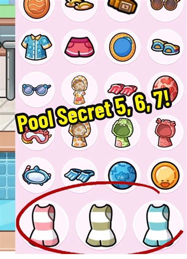 Discover Pool Secrets 5, 6, 7 in Avatar World