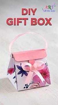 DIY Gift Box 🎁 | Easy Paper Gift Box | Cute Handmade Gift Idea
