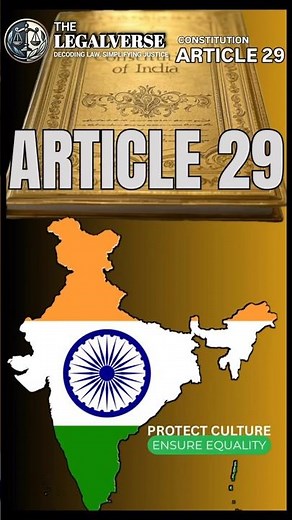 Article 29 Explained | Cultural & Educational Rights | Indian Constitution