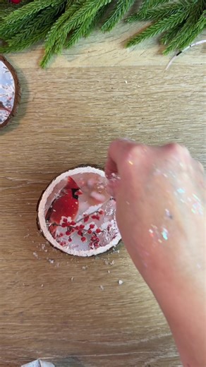 These are the last ornaments that I’m making this year. 🥰🎄❤️ Thank you for all your support and love.🎄 #christmascrafts #christmasornaments #holidayseason #ChristmasCheer #ornaments