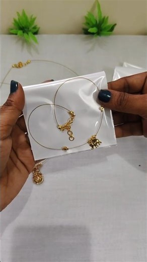 How to Make Invisible Chain Necklace | DIY Beaded Jewellery 💎 #shorts