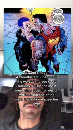 Bloodlusted Superman: The Most Menacing Design & Inspiring Speech
