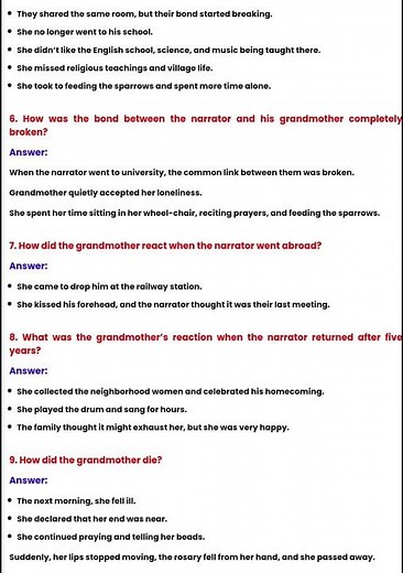 Class 11th english hornbill most important questions chapter 1st The portrait of a lady