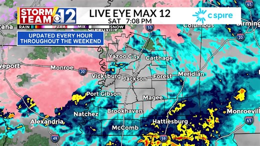 7PM Saturday radar update