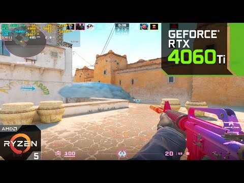 CS2 : RTX 4060 Ti 8GB + Ryzen 9600X