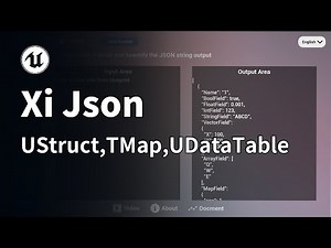 [UE5 Plugin]《Xi Json》Support for serialization of blueprint UStruct, TMap, and UDataTable