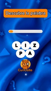 Descubre la palabra. #Descubre #quiz #RetoMental | CuriOsito