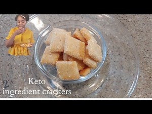 EASY CRACKER RECIPE | Low Carb Cracker | How to Make a Cracker