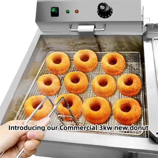Best Prices Automatic Electric Mini Donut Machine Automatic Donut Making Machine Fryer Donut Fryer Stainless Steel  Oil Fryer