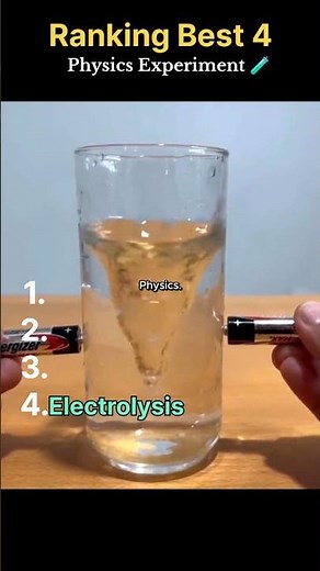 Ranking Best 4 physics Experiment #science #physics #shortvideo