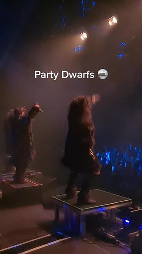Fun Dwarf Party Dance Performance on Stage