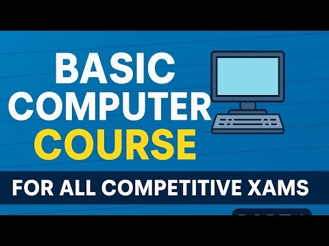 Basic Computer Course | Part 1 | For All Competitive Exams | @magnetaccounting