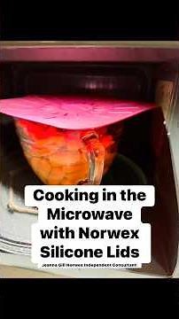Microwave cooking with Norwex Silicone Lids