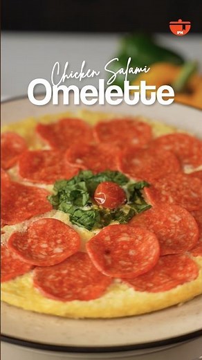 Chicken Salami Omlette | Breakfast Ideas #shorts