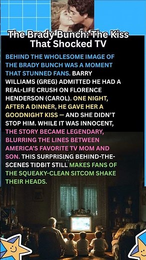 The Brady Bunch The Kiss That Shocked TV #TheBradyBunch #TVTrivia #RetroTV