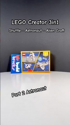 LEGO Creator 3in1 set 31134 Space Shuttle | Part 2 Astronaut Speed Build & Review #shorts