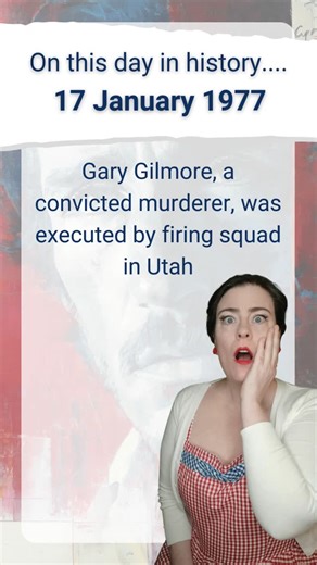 Daily America on Instagram: "On January 17, 1977, Gary Gilmore, a convicted murderer, was executed by firing squad in Utah, becoming the first person put to death in the United States after a nearly 10-year halt on capital punishment. His execution followed Supreme Court rulings that allowed states to reinstate the death penalty under revised legal guidelines. Gilmore famously refused to appeal his sentence, accelerating the process and drawing intense national attention. The case reignited publ