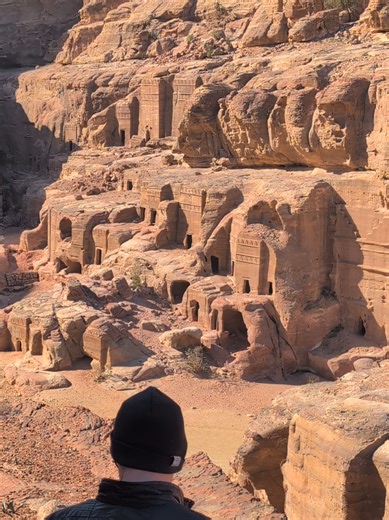 Exploring Ancient Tombs in Petra, Jordan