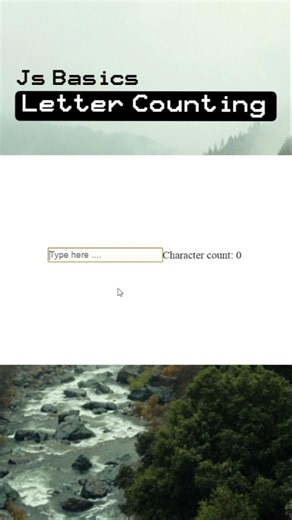 Letter Counter 1 line JavaScript code.