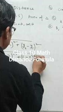 class 10 Math Distance Formula #boardexam