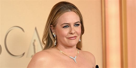 Alicia Silverstone Attends First Oscars in Nearly 30 Years in a Strapless Old Hollywood-Coded Gown