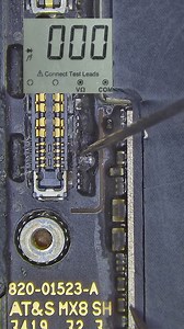 Detecting a faulty motherboard instantly using REFOX bitmap, case about how to troubleshooting the short-circuit for iPhone 11. | REWA Tech