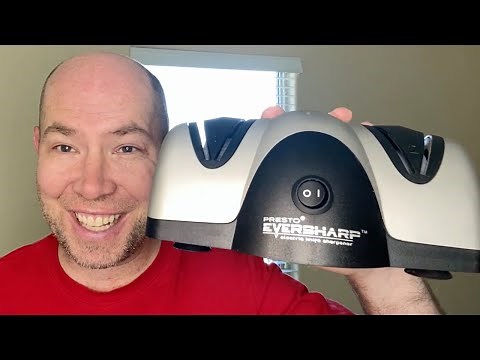 Presto 08800 EverSharp Electric Knife Sharpener Review & Demo