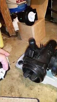 LG washing machine drain pump. Watch before you replace your pump.