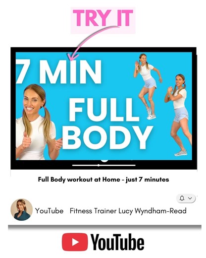 Full Body workout at Home - just 7 minutes | Lucy Wyndham-Read