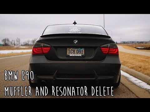 BMW E90 - Muffler and Resonator Delete