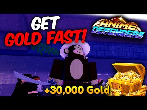 EVERY WAY You Can Get GOLD in Anime Defenders!