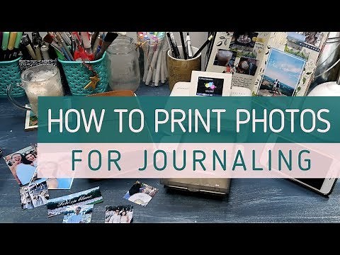 HOW TO PRINT PHOTOS FOR JOURNALING // Printing Tiny Photos from My Iphone // Canon Selphy Tips