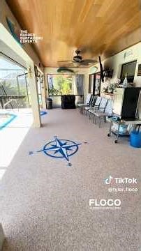 FLOCO Rubber Surfacing Transformation Over River Rock | Custom Pool Deck Makeover (Before & After)